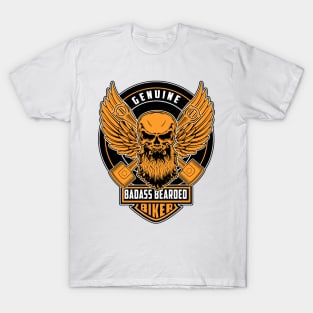 genuine badass bearded biker T-Shirt